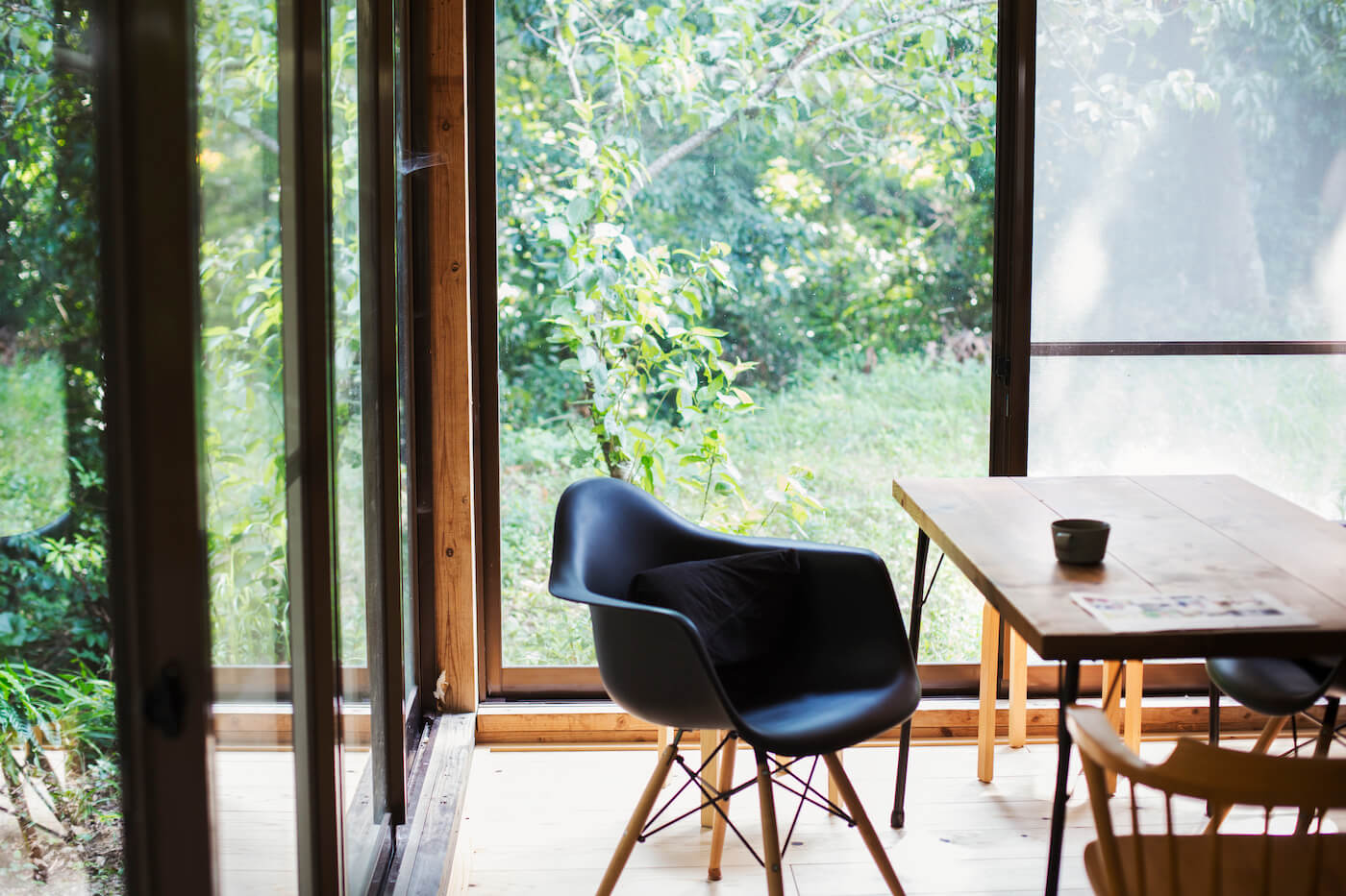 Interior view of residential home with glass - Home Glass Cleaning Tips